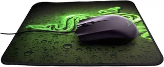 Razer Mouse Y Mousepad Abyssus Lite + Goliathus Negro