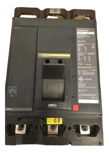 Interruptor Termomagnetico Square D Mgl36500 3x500amp