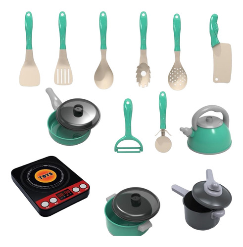 Juego De Juguetes De Cocina W Children's Play