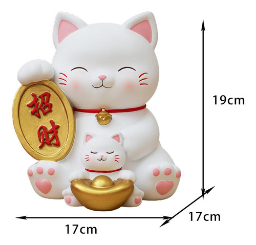 Estatuilla De Gato AlcancĂa Decorativa Para Regalo Estilo C