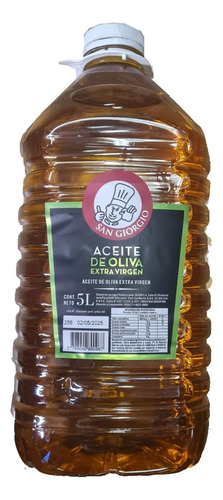 Aceite De Oliva San Giorgio Extra Virgen Bidon X 5 Litros