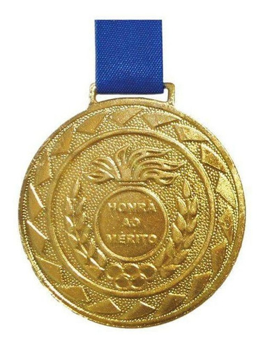 Kit C/240 Medalhas De Ouro M43 Honra Ao Mérito C/fita Azul