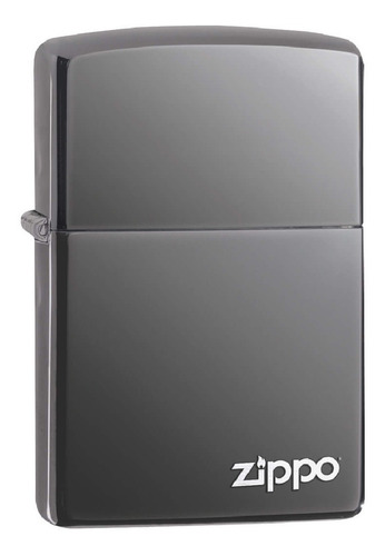 Encendedor Zippo Black Ice With Logo