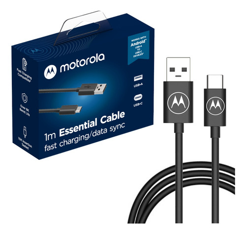 Cabo Carregador Celular Original Motorola Usb-c 1 Metro