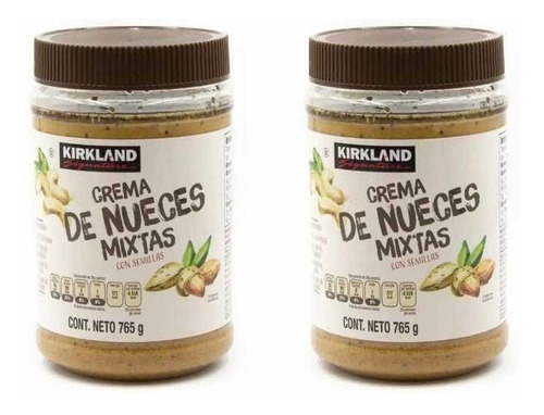 2 Pack Crema De Nueces Mixtas, Semillas, Almendra, Kirkland