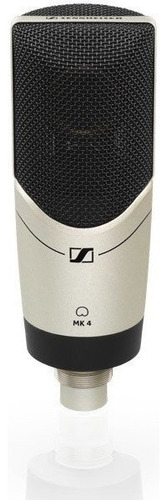 Sennheiser Mk 4 Microfone Condensador Cardióide Cor Preto/Prata