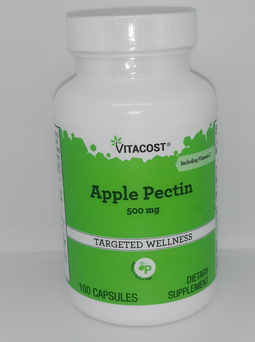 Pectina - Apple Pectin - 500mg. - 100caps. - Vitacost Sabor N/D