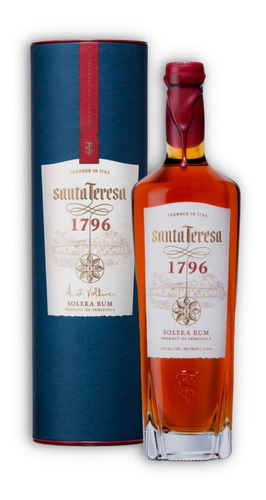 Santa Teresa 1796 Ron Solera 750ml C/estuche Venezuela