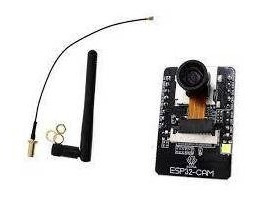 Imagem 1 de 12 de Módulo Esp32-cam Com Câmera Ov2640 E Antena 3dbi