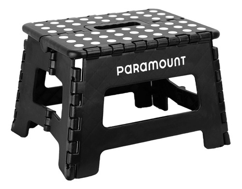 Banqueta Banquinho Escada 1 Degrau 22cm 150kg Slim Paramount Acabamento da estrutura Plástico preto Cor Preto