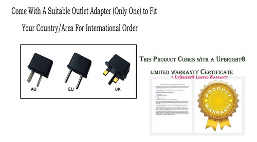 Upbright Adaptador De 15 V Compatible Con Altavoz Bluetooth
