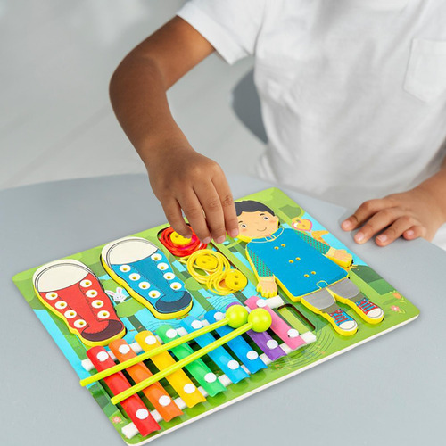 Busy Board Para Niños, Juguete Sensorial Busy Board Montesso
