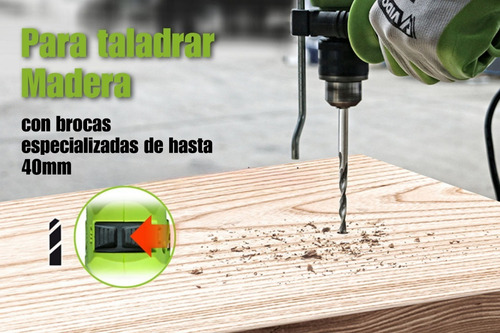 Imagen 5 de 9 de Taladro Eléctrico Percutor Vido 1050w