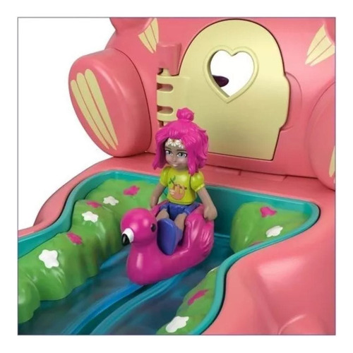 Polly Pocket Estuche De Perezoso Flip & Find Compacto