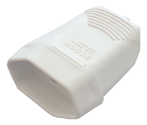 Plug Fêmea 2p+t 10a 250v Branco Axial Steck