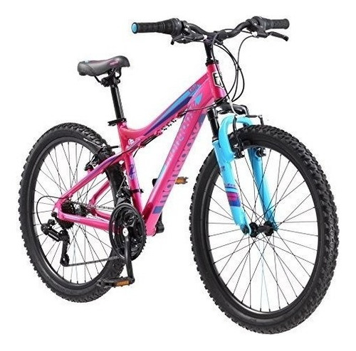 Mangosta Las Niñas Silva Bicicleta De Montaña Rosa 24 R