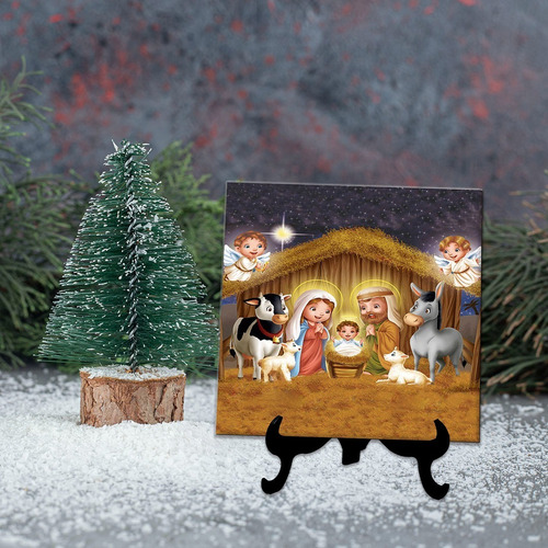 Azulejo Personalizado Presépio 03 - Decoração De Natal