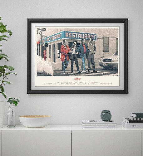 Cuadro Poster Seinfeld 30x40cm Tv Show C/ Marco Y Vidrio