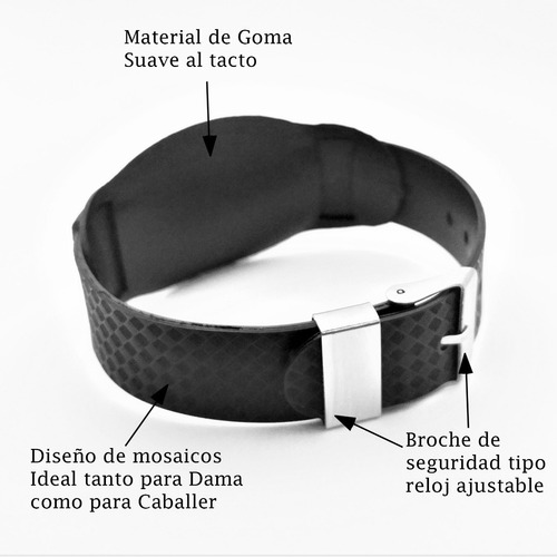 Imagen 5 de 10 de Pulsera Acero Y Silicón Personalizada Grabado Láser 1160