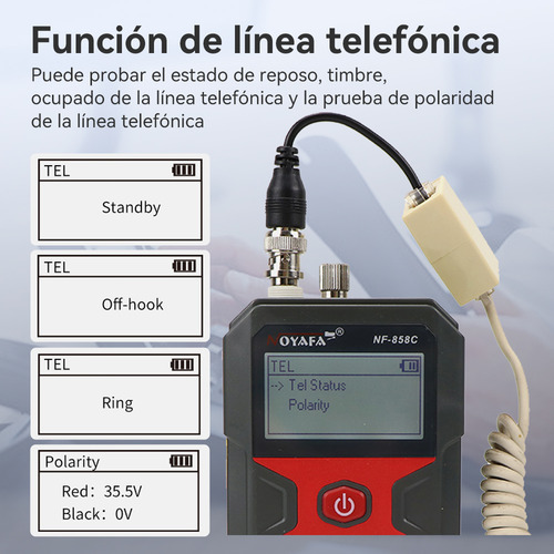 Noyafa Nf-858c Wire Tracker Network Cable Tester