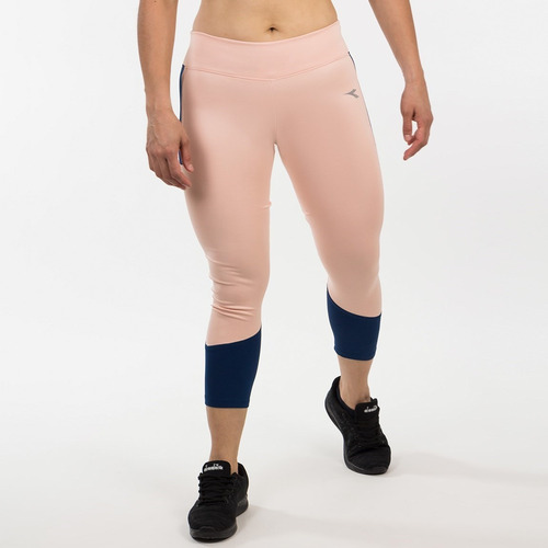 Diadora Dama Sport Leggins 7/8 Salmon-navy