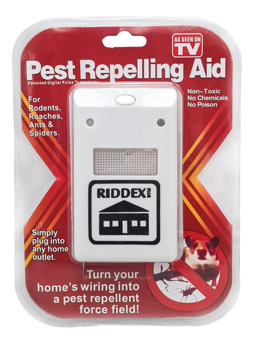 Riddex Repelente Electrónico Insectos Y Roedores Eléctrico