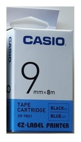 Cinta Rotuladora Casio Xr-9 Original 9mm Varios Colores