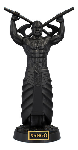 Estátua Xangô Imagem Umbanda Candomblé Orixá Cor Cor Aurum Noctis