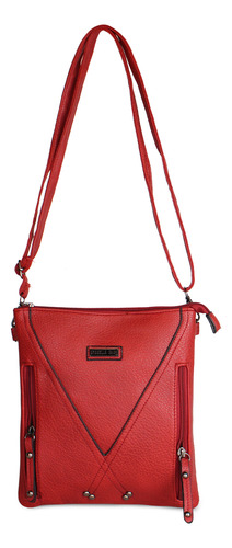 Cartera Bandolera Pascal Roja Anabella Sachi