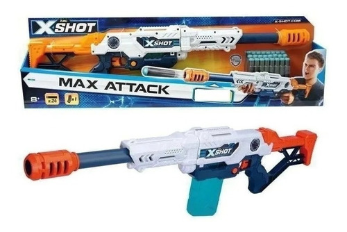 Pistola Max Attack Escopeta Rifle Lanza Dardos Sniper X-shot