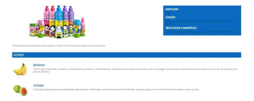 Kit Bio Extratus Kids Liso 1 Shampoo 240ml 1 Máscara 240g