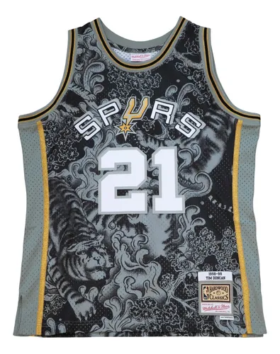 Mitchell And Ness Jersey San Antonio Spurs Tim Duncan 98 Cah
