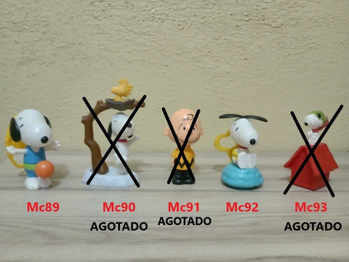 Muñeco Colección Snoopy 2015 Mc Donald´s