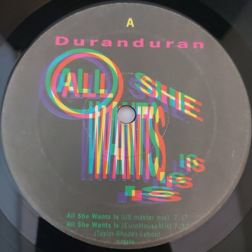 Duran Duran - All She Wants Is Importado Usa Lp