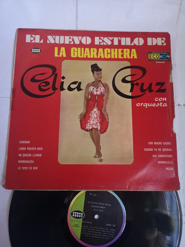 Celia Cruz Él Nuevo Estilo De La Guarachera Disco De Vinil 