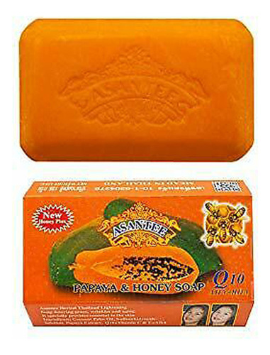 Jabón Blanqueador De Papaya, Miel Y Hierbas Thailasantee