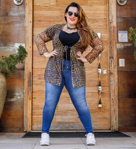 Cal a Jeans Feminina Plus Size Jeans Tamanho 52 Frete gr tis