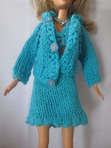 Imagen 1 de 8 de Ropa Para Barbie- 4 Prendas Tejidas X $290