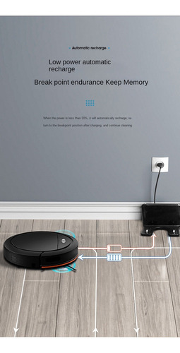 Robot Barredor Inteligente Puede Barrer Trapear Y Aspirar