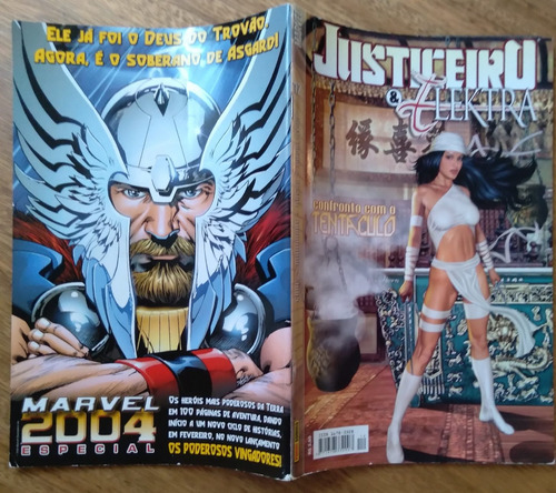 26g Gibi Justiceiro E Elektra 12 / Ed Panini 2004 / Tentacul (Usado)