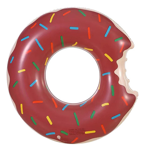 Anillo De Natación Grueso, Diámetro Exterior 75cm Café