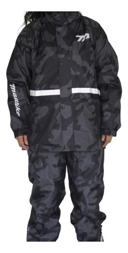 Impermeable Camuflado Moto