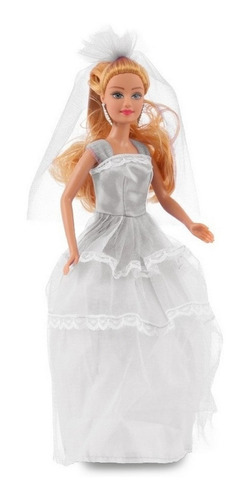 Imagen 2 de 6 de Muneca Paloma Novia Vestido Fashionista Cod 7571 Bigshop