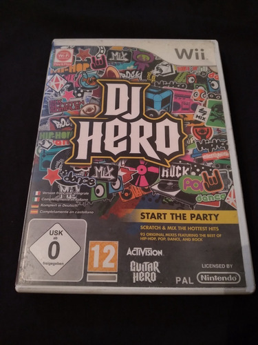 Juego Nintendo Wii Dj Hero Pal (europeo)