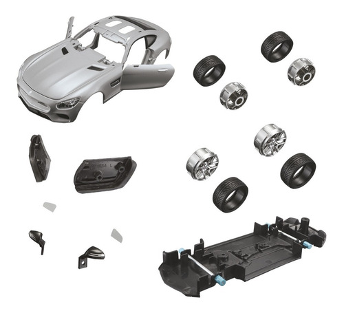 Imagen 3 de 5 de Mercedes Benz Amg Gt - 1:24 - Maisto - Die Cast - Metal