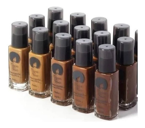 Base de maquiagem líquida Negra Rosa Base Líquida DARK tom dark 6 - 30mL 20g