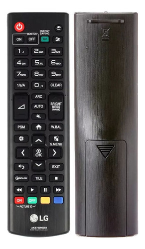 Controle Remoto Monitor LG Akb75095383 ,