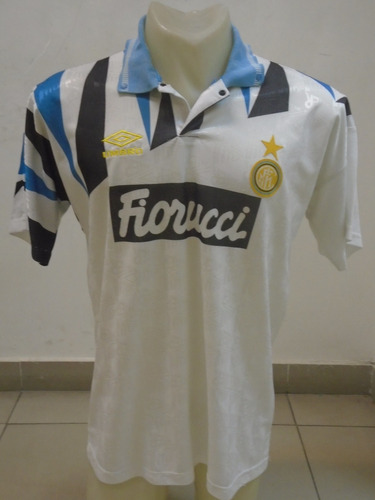 Camiseta Inter Italia Umbro 1992 1993 Ruben Sosa #11 Uruguay