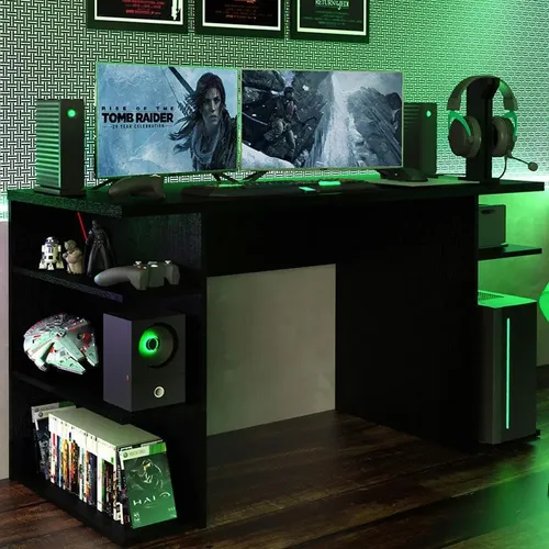 Mesa Para Computador Gamer 9409 Madesa - Preto - R$ 339,98