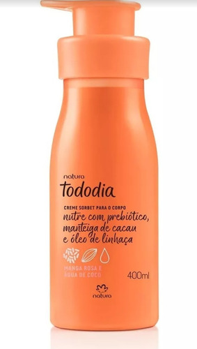 Crema Hidratante Corporal Tododia Varios Aromas Natura 400ml